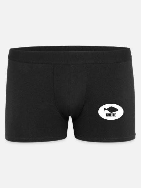 Kveite Flétan Contour I Norvège Pêche Islande - Boxer Homme - noir