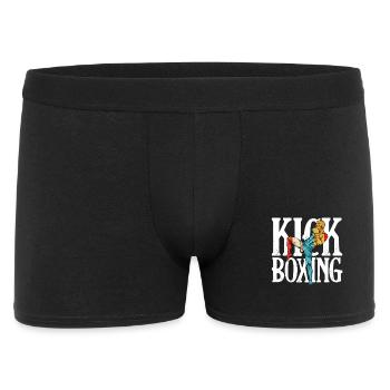 Kickboxing Power Silhouette - Men's Boxer Shorts - black - Front