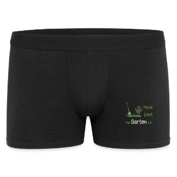 Garten Gärtner Gartenarbeit Geschenk - Männer Boxer Shorts - Schwarz - Vorne