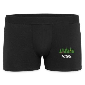 Forest Dog Frisbee in the Green - Men's Boxer Shorts - black - Front