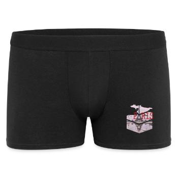 Silhouette de la tour Eiffel de Paris - Boxer Homme - noir - Devant