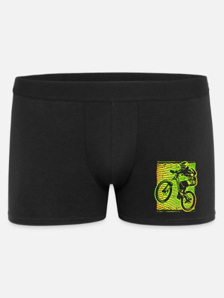 Mountainbiker ► Mountainbike ► MTB Biker Fahrrad - Männer Boxer Shorts - Schwarz