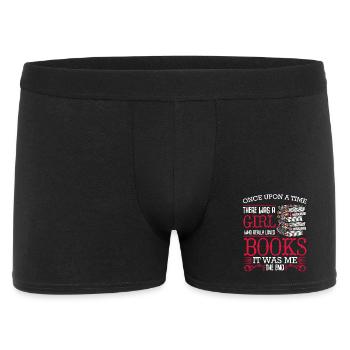 Girl Loves Books – It Was Mine - Men's Boxer Shorts - black - Front