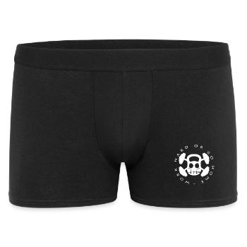 Dumbbell Skull Strength Motif - Men's Boxer Shorts - black - Front