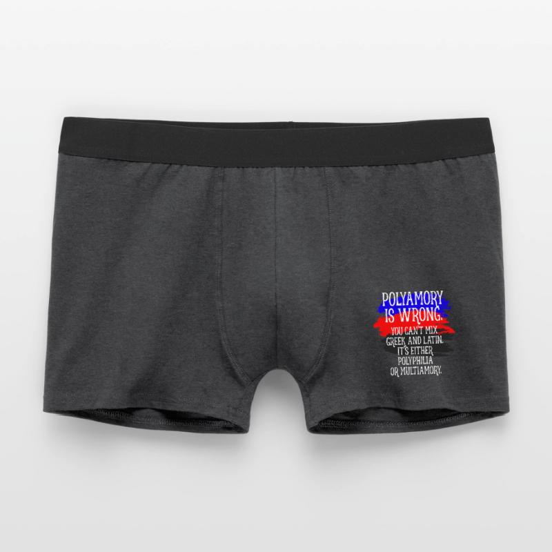 Polyamory Is Wrong Polyamorous saying polyamory Men's Boxer Shorts