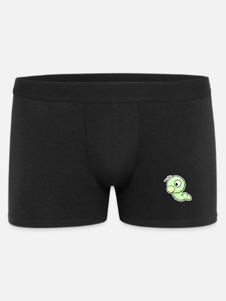 Dessin animé du Ver Vert - Boxer Homme - noir