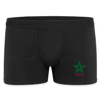 Green five-star Morocco style - Men's Boxer Shorts - black - Front