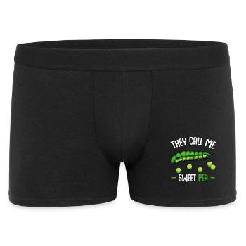 Sie nennen mich Sweet Pea - Männer Boxer Shorts - Schwarz - Vorne