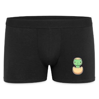Petit dinosaure fait d’œuf - Boxer Homme - noir - Devant