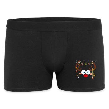 Reindeer Christmas - Men's Boxer Shorts - black - Front