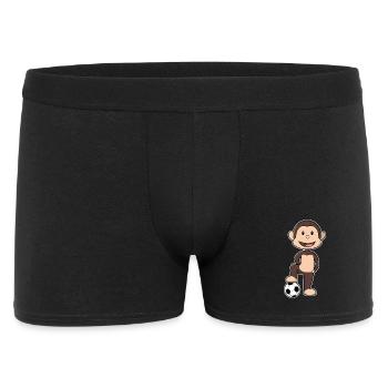 Joueur de football singe Football - Boxer Homme - noir - Devant
