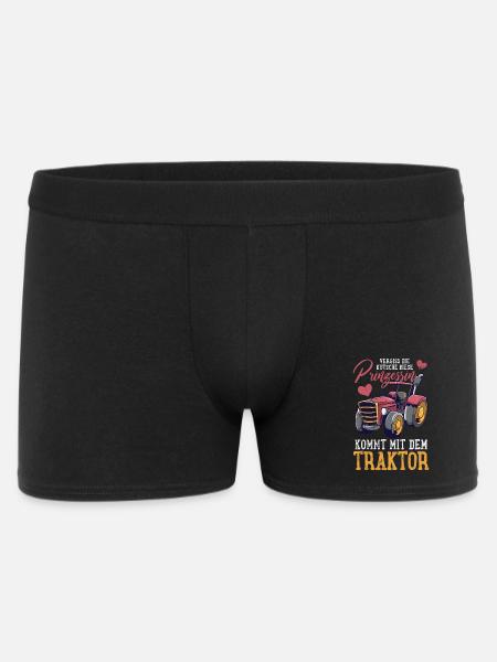 Traktor Trecker - Männer Boxer Shorts - Schwarz