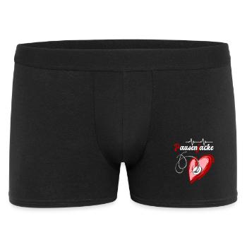 Pausenjacke Medizin - Männer Boxer Shorts - Schwarz - Vorne