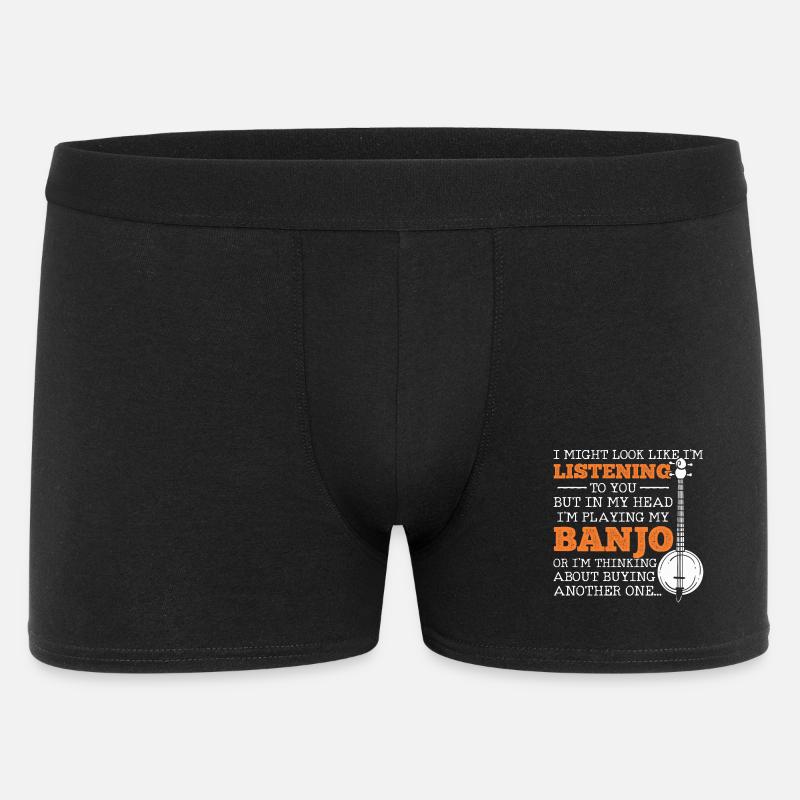 Banjo - Männer Boxer Shorts - Schwarz