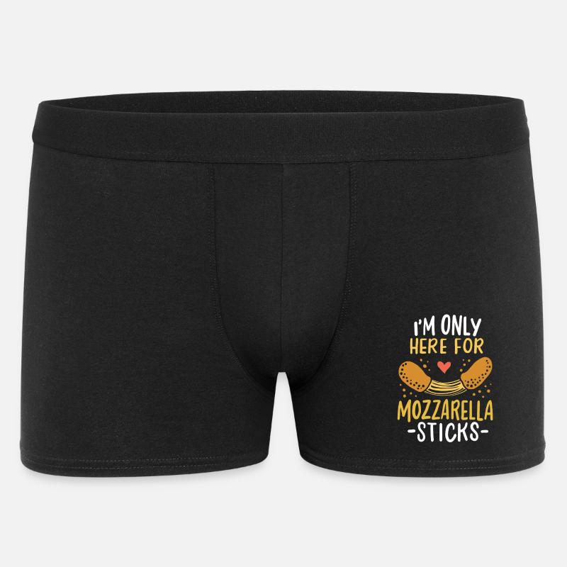 Bâtonnets de mozzarella - Boxer Homme - noir
