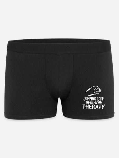 Jump rope Jump rope - Men's Boxer Shorts - black