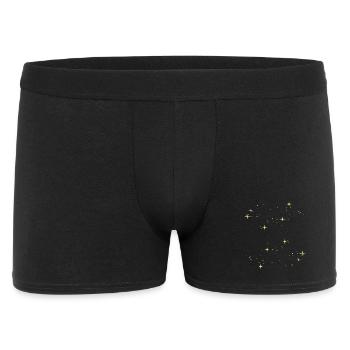 Stern sterne Star Stars - Männer Boxer Shorts - Schwarz - Vorne