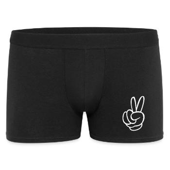 Icône de signe de paix amour liberté paix - Boxer Homme - noir - Devant