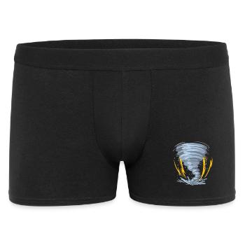 Tornado Hurricane Windstorm Gift Idea - Men's Boxer Shorts - black - Front