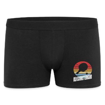 Ping-à-table Old papillon cadeau drôle - Boxer Homme - noir - Devant