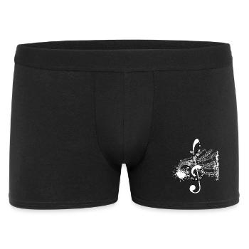 Roll of notes and score splash - Men's Boxer Shorts - black - Front