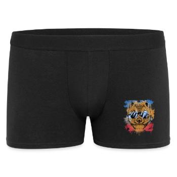Wombat - Männer Boxer Shorts - Schwarz - Vorne