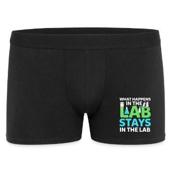 What Happens In The Lab Stays In Lab Chemie Labor - Boxer Homme - noir - Devant