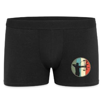 Tir à l’arc Chasse à l’arc rétro - Boxer Homme - noir - Devant