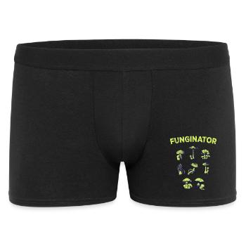Funginator Mushroom Species Mushroom Collector Mushroom Mushroom Collector - Men's Boxer Shorts - black - Front