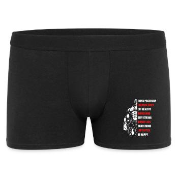 Bodybuilding Motivation - Men's Boxer Shorts - black - Front