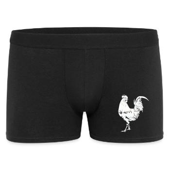 Rooster Chicken Rooster - Men's Boxer Shorts - black - Front