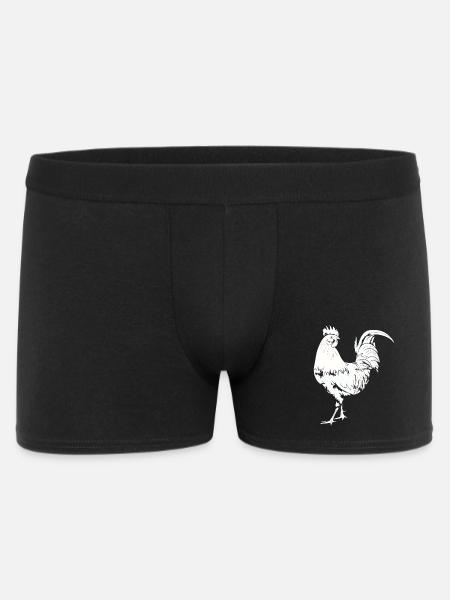 Rooster Chicken Rooster - Men's Boxer Shorts - black