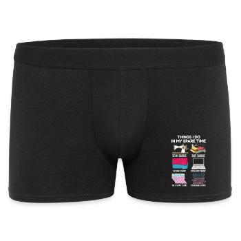 sew - Men's Boxer Shorts - black - Front