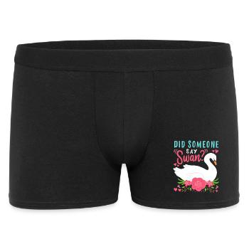 Swans Waterbirds Swan - Men's Boxer Shorts - black - Front