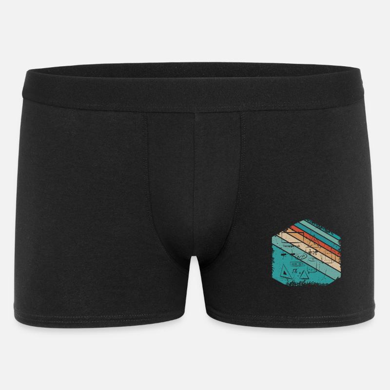 Math Teacher Lehrer Mathematik Design - Männer Boxer Shorts - Schwarz