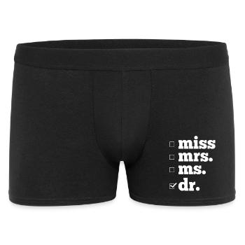 Doctorat doctorat - Boxer Homme - noir - Devant