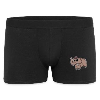 Mammouth doux - Boxer Homme - noir - Devant