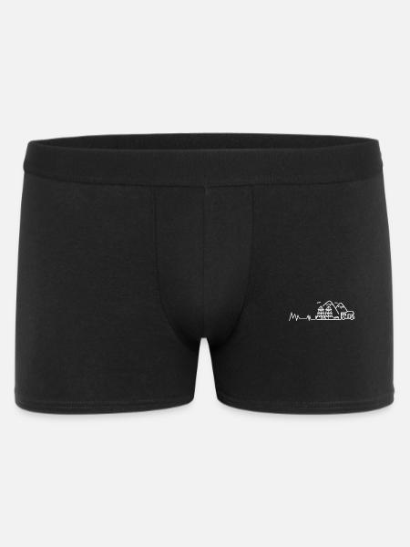 Heartbeat motorhome pulse - Men's Boxer Shorts - black