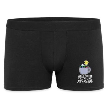 Coffee Mountain Mountains Hiking - Men's Boxer Shorts - black - Front