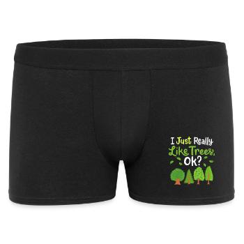 Trees Forest - Men's Boxer Shorts - black - Front