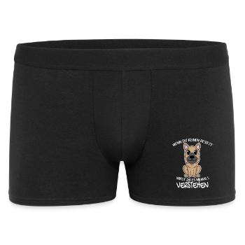 Deutscher Schäferhund - Männer Boxer Shorts - Schwarz - Vorne