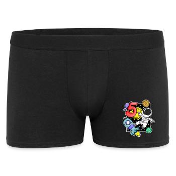 5ème anniversaire astronaute 5 ans cadeau garçon - Boxer Homme - noir - Devant