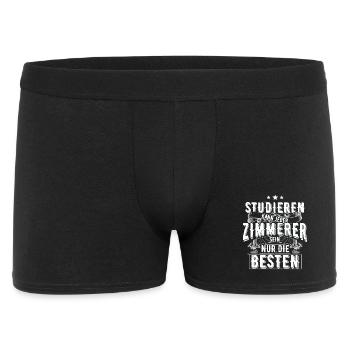 Zimmerer - Männer Boxer Shorts - Schwarz - Vorne