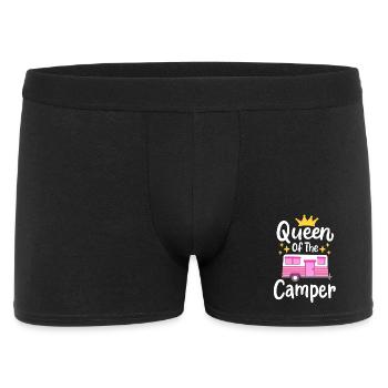 Wohnmobil Camping Wohnwagen - Männer Boxer Shorts - Schwarz - Vorne