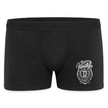 75th Birthday Vintage - Men's Boxer Shorts - black - Front