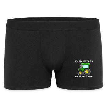Kindergarten Kindergartenkind - Männer Boxer Shorts - Schwarz - Vorne