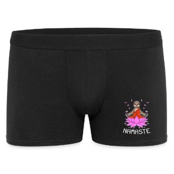 Yoga Namaste Sloth - Men's Boxer Shorts - black - Front
