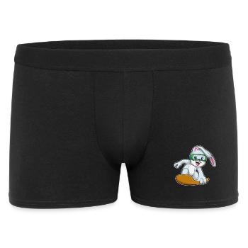 Rabbit Snowboarder Snowboard - Boxer Homme - noir - Devant