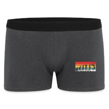 Volleyball Evolution - Männer Boxer Shorts - Anthrazit - Vorne