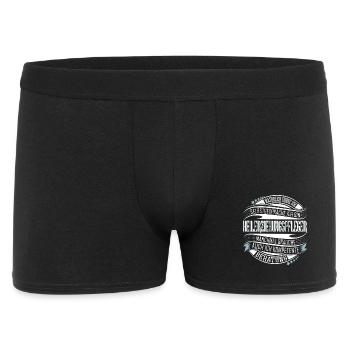 Heilerziehungspfleger - Männer Boxer Shorts - Schwarz - Vorne